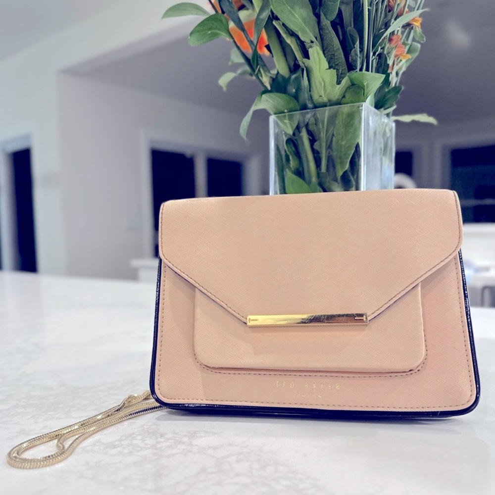 Unique Ted Baker Crossbody with Gold Chain